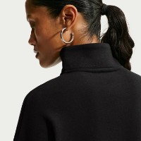Hanorac damă Nike Studio Fleece Medium Weight Total Black/Sail, s.M imaginea #7 — magazin online Desire.md