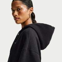 Hanorac damă Nike Studio Fleece Medium Weight Total Black/Sail, s.L imaginea #5 — magazin online Desire.md