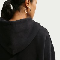 Hanorac damă Nike Studio Fleece Medium Weight Total Black/Sail, s.L imaginea #6 — magazin online Desire.md