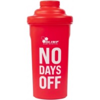 Shaker pentru nutriție sportivă Olimp No Days Off 750ml Red