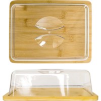 Platou servire tort Casa Masa Bambus 24x18x10cm (BNB4569) imaginea #2 — magazin online Desire.md