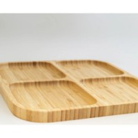 Platou pentru servire Casa Masa Bambus 25cm (BNB7119B/7440M) imaginea #4 — magazin online Desire.md