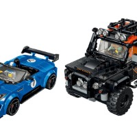 Set de construcție Lego Speed Champions: Jaguar Project 7 и Land Rover Defender (77264) imaginea #6 — magazin online Desire.md