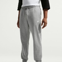 Pantaloni spotivi pentru bărbați Nike M Nk Club Knit Jogger Dark Grey Heather/White, s.M imaginea #4 — magazin online Desire.md