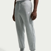 Pantaloni spotivi pentru bărbați Nike Club French Terry Dark Grey Heather/Light Smoke Grey/White, s.L imaginea #4 — magazin online Desire.md