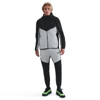 Pantaloni spotivi pentru bărbați Nike M Nk Tch Flc Jggr Black/Dark Grey Heather/Black, s.S imaginea #3 — magazin online Desire.md