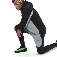 Pantaloni spotivi pentru bărbați Nike M Nk Tch Flc Jggr Black/Dark Grey Heather/Black, s.S imaginea #5 — magazin online Desire.md