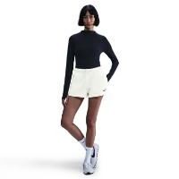 Pantaloni scurți dame Nike Sportswear Phoenix Fleece Sail/Black, s.M imaginea #2 — magazin online Desire.md