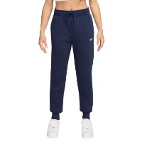 Pantaloni spotivi de dame Nike W Nsw Phnx Flc Mr Std Midnight Navy/Sail, s.M