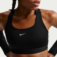 Bustieră Nike Swift High-Support Lightly Lined Black/Silver, s.XL imaginea #4 — magazin online Desire.md