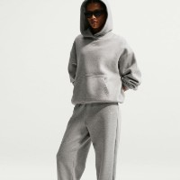 Pantaloni spotivi de dame Nike Studio Fleece Medium Weight Dark Grey Heather/Sail, s.L imaginea #5 — magazin online Desire.md
