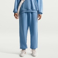 Pantaloni spotivi de dame Nike Studio Fleece Medium Weight Work Blue/Sail, s.L