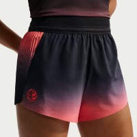 Pantaloni scurți dame Nike Aero Swift Dri-FIT ADV 3 Brief-Lined Running Black/Bright Crimson/Metallic Silver, s.XS imaginea #4 — magazin online Desire.md