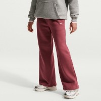Pantaloni spotivi pentru copii Nike G Sportswear Studio Fleece Pink Smoke/White, s.S