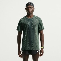 Tricou bărbătesc Nike Stride Aero-FIT Black/Light Green Spark/Reflective Silver, s.S