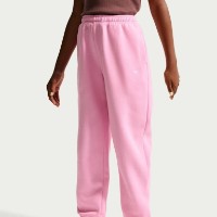 Pantaloni spotivi pentru copii Nike G Sportswear Studio Fleece Pink Rise/White, s.XL imaginea #4 — magazin online Desire.md