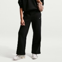 Pantaloni spotivi pentru copii Nike G Sportswear Studio Fleece Black/White, s.S