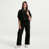 Pantaloni spotivi pentru copii Nike G Sportswear Studio Fleece Black/White, s.S imaginea #2 — magazin online Desire.md