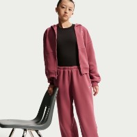 Pantaloni spotivi pentru copii Nike G Sportswear Studio Fleece Pink Smoke/White, s.XS imaginea #5 — magazin online Desire.md