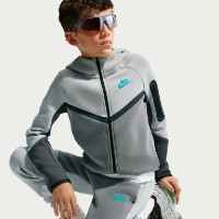 Pantaloni spotivi pentru copii Nike Sportswear Tech Fleece Wolf Grey/Smoke Grey/Black/Energy, s.S imaginea #5 — magazin online Desire.md