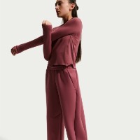 Pantaloni spotivi pentru copii Nike Mavn Girls High-Rise Therma-Fit Pink Smoke/Black, s.XL imaginea #4 — magazin online Desire.md
