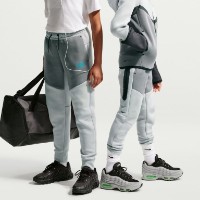 Pantaloni spotivi pentru copii Nike Sportswear Tech Fleece Wolf Grey/Smoke Grey/Black/Energy, s.M