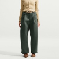Pantaloni de damă Nike Pregame Fleece Camo Green, s.M