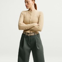 Pantaloni de damă Nike Pregame Fleece Camo Green, s.M imaginea #4 — magazin online Desire.md