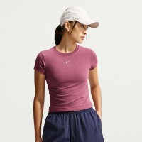 Tricou de dame Nike Sportswear Chill KnitPink Smoke/Sail, s.S