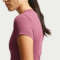 Tricou de dame Nike Sportswear Chill KnitPink Smoke/Sail, s.S imaginea #6 — magazin online Desire.md