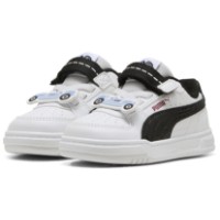 Ghete pentru copii Puma Caven III Racing Crew Ac+ Inf Puma White/Black/Chambray Blue, s.23