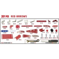 Set de construcție New World Airplane Red 201pcs (869-2) imaginea #3 — magazin online Desire.md