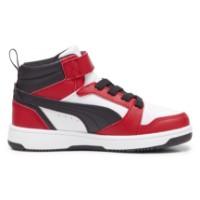 Bocanci pentru copii Puma Rebound V6 Mid Ac+ Ps Puma White/Black/For All Time Red, s.35 imaginea #3 — magazin online Desire.md
