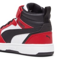 Bocanci pentru copii Puma Rebound V6 Mid Ac+ Ps Puma White/Black/For All Time Red, s.35 imaginea #6 — magazin online Desire.md