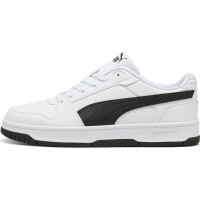 Ghete pentru bărbați Puma Rebound Slam Lo Puma White/Black, s.47 imaginea #2 — magazin online Desire.md
