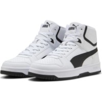 Bocanci pentru bărbați Puma Rebound Slam Mid Puma Black/White, s.47 imaginea #1 — magazin online Desire.md