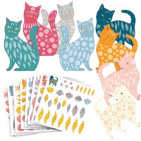Set pentru creatie Djeco Elodie’s Cute Cats (DJ00079)