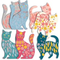 Set pentru creatie Djeco Elodie’s Cute Cats (DJ00079) imaginea #2 — magazin online Desire.md