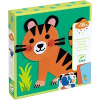 Набор для творчества Djeco Felt Boards Soft Animals FSC MIX (DJ00047)