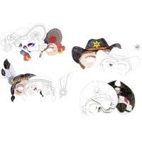 Набор для творчества Folia Kinder Masken 6pcs (23219)
