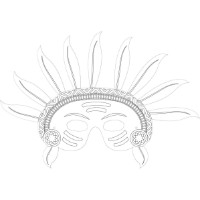 Набор для творчества Folia Kinder Masken 6pcs (23219) фото №3 — интернет-магазин Desire.md
