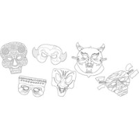 Набор для творчества Folia Kinder Masken 6pcs (23239) фото №3 — интернет-магазин Desire.md