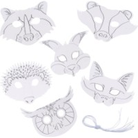 Набор для творчества Folia Kinder Masken 6pcs (23259) фото №6 — интернет-магазин Desire.md