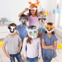 Набор для творчества Folia Kinder Masken 6pcs (23259) фото №8 — интернет-магазин Desire.md