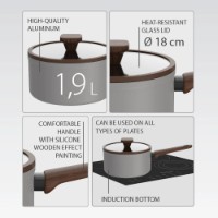 Cratița servire Maestro Mr-1211-18S imaginea #2 — magazin online Desire.md