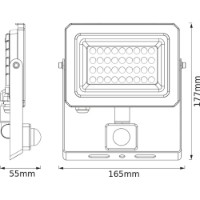 Proiector Osram 30W LED 4000K 220-240V IP65 White imaginea #2 — magazin online Desire.md
