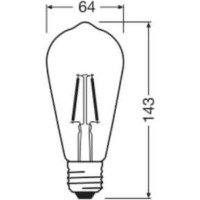 Лампа Osram 7.5W E27 2700K 220-240V White фото №2 — интернет-магазин Desire.md
