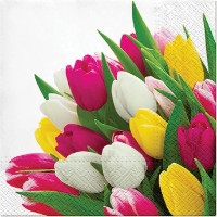Șervețele de masă PAW Bunch of Tulips 20pcs (SDL121500)