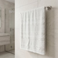 Полотенце Bumbacel Velur Stripes Ivory 70x135cm (5043_70x135_11-0601) фото №3 — интернет-магазин Desire.md