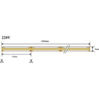 Светодиодная лента VL VL-COB296-C8W-10MM-220V-4000K фото №2 — интернет-магазин Desire.md